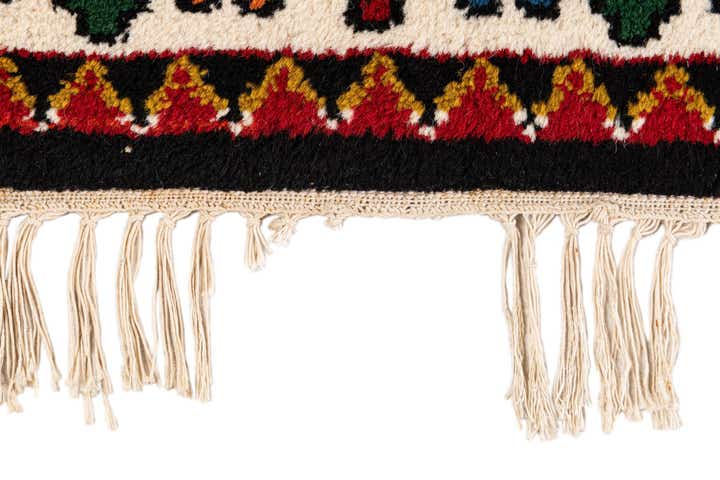 4' 6 x 6' 7 Hand Knotted Bakhtiar Wool Rug