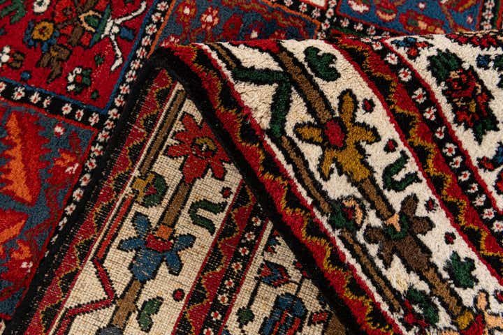 4' 6 x 6' 7 Hand Knotted Bakhtiar Wool Rug