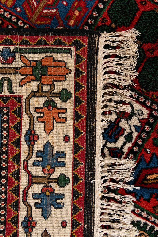 4' 6 x 6' 7 Hand Knotted Bakhtiar Wool Rug