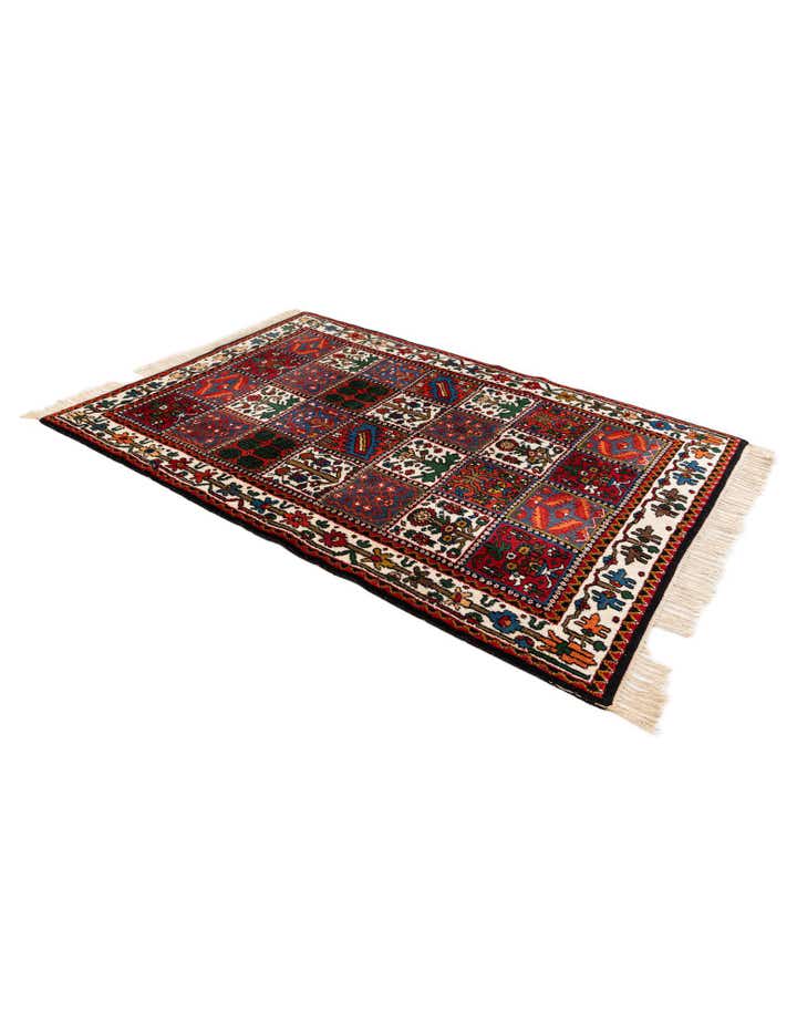 4' 6 x 6' 7 Hand Knotted Bakhtiar Wool Rug