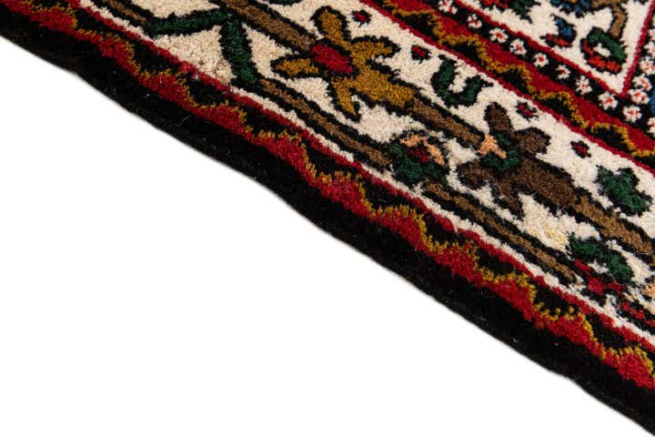 4' 6 x 6' 7 Hand Knotted Bakhtiar Wool Rug