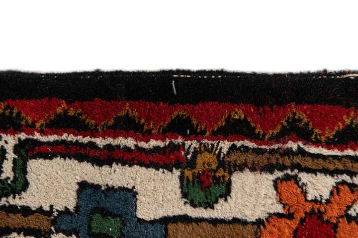 4' 6 x 6' 7 Hand Knotted Bakhtiar Wool Rug