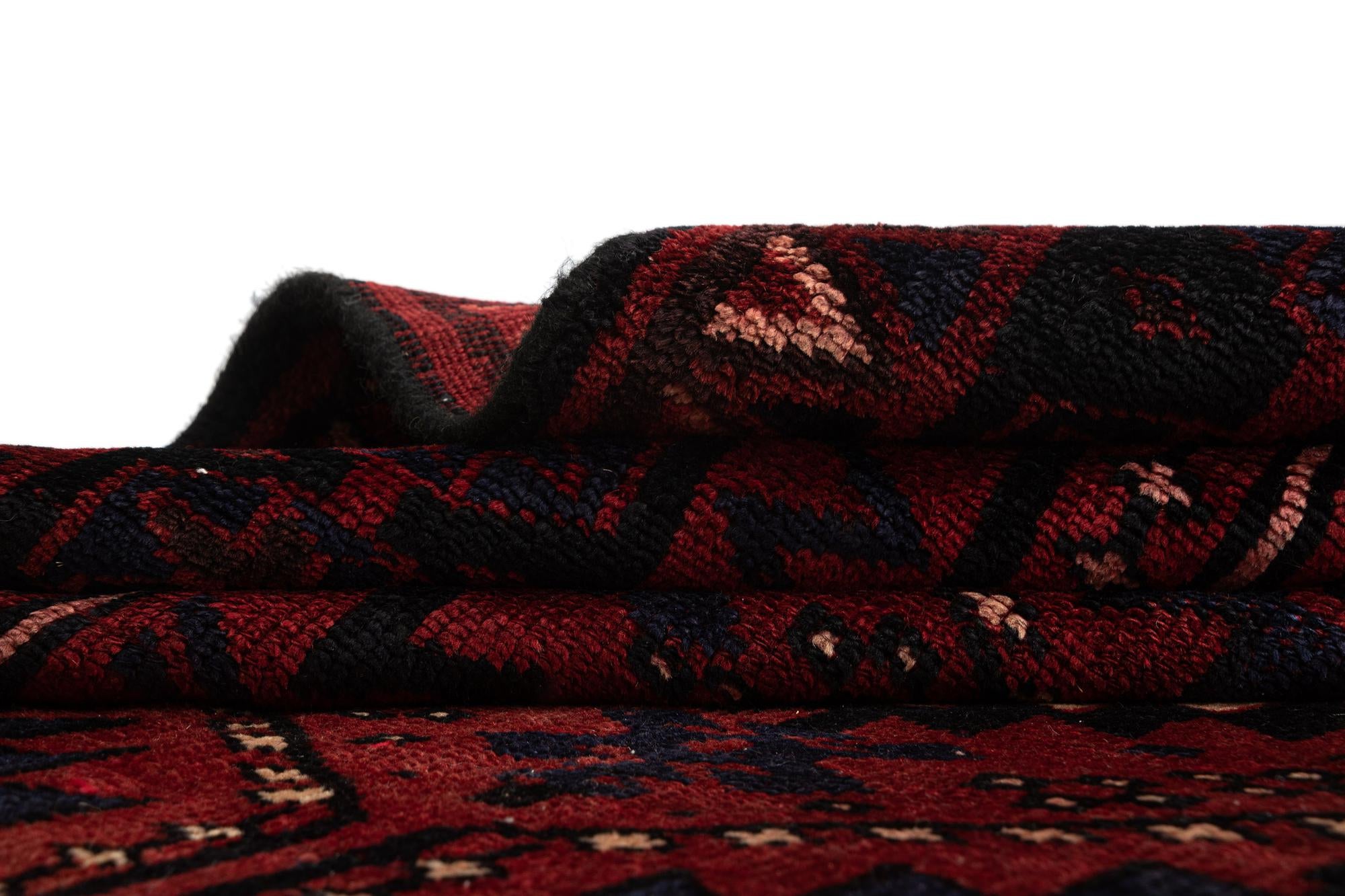 4' 3 x 8' 5 Balouch Wool Rug