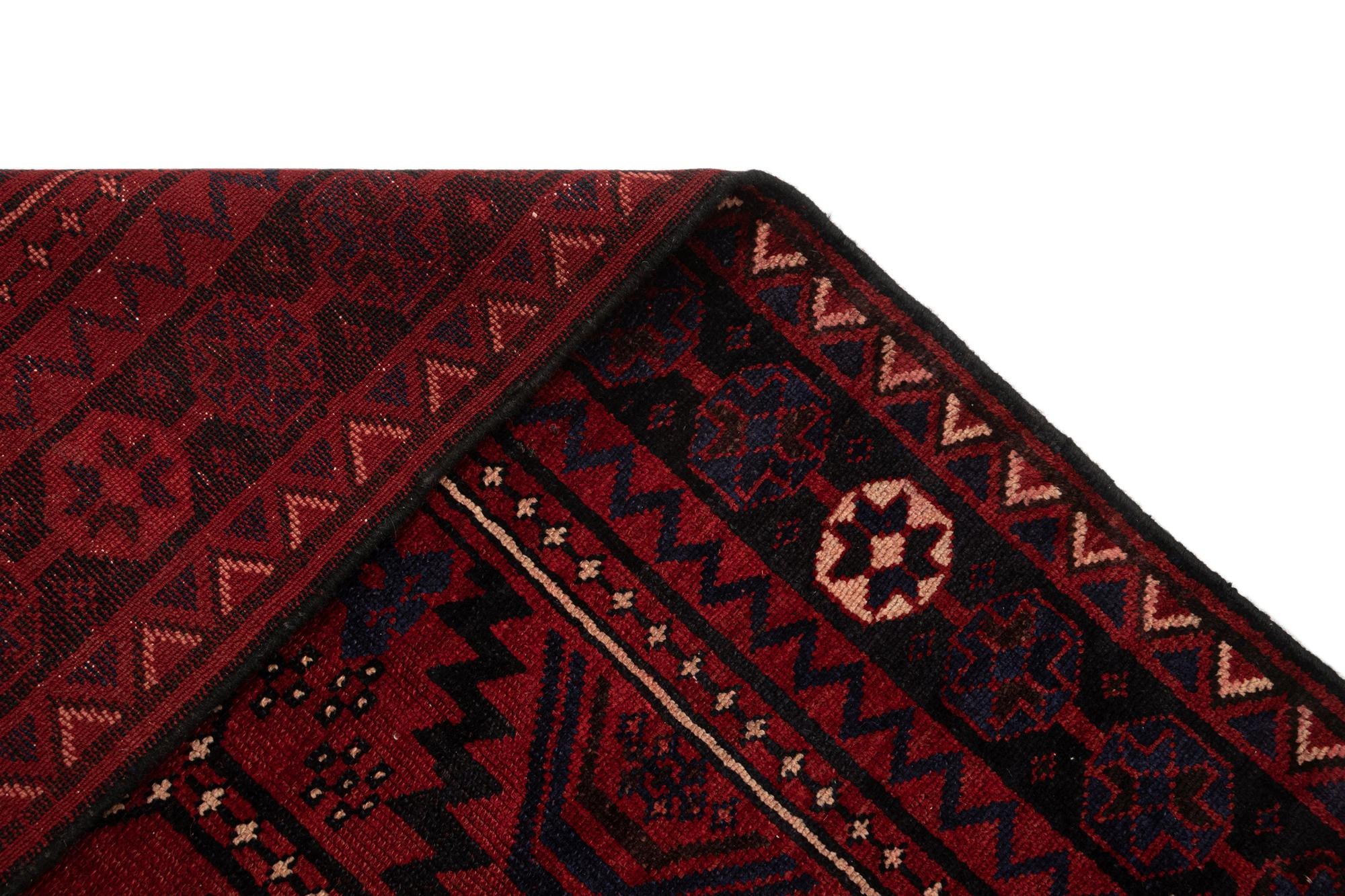 4' 3 x 8' 5 Balouch Wool Rug