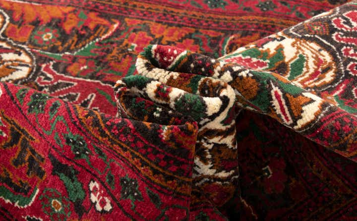 3' 7 x 6' 9 Hand Knotted Balouch Persian Wool Rug