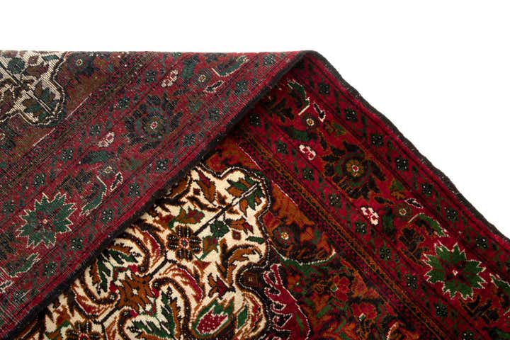 3' 7 x 6' 9 Hand Knotted Balouch Persian Wool Rug