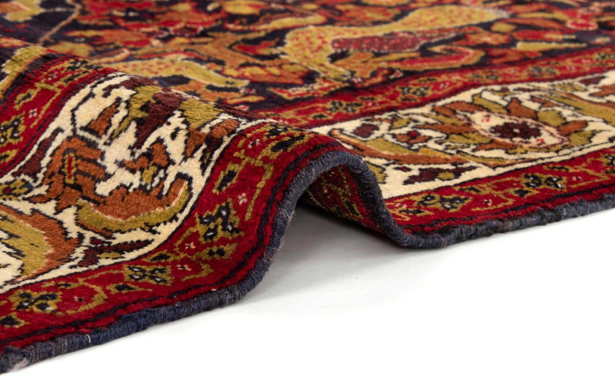 3' 5 x 5' 9 Hand Knotted Balouch Persian Wool Rug