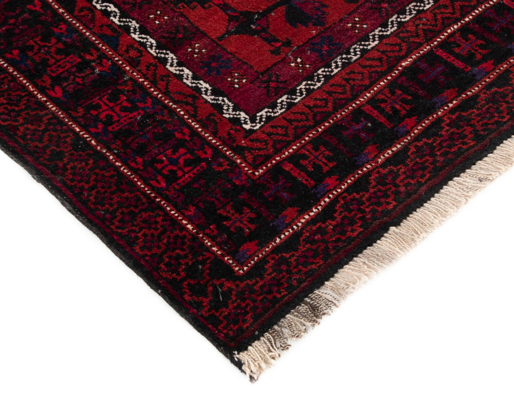 3' 11 x 6' 8 Balouch Wool Rug
