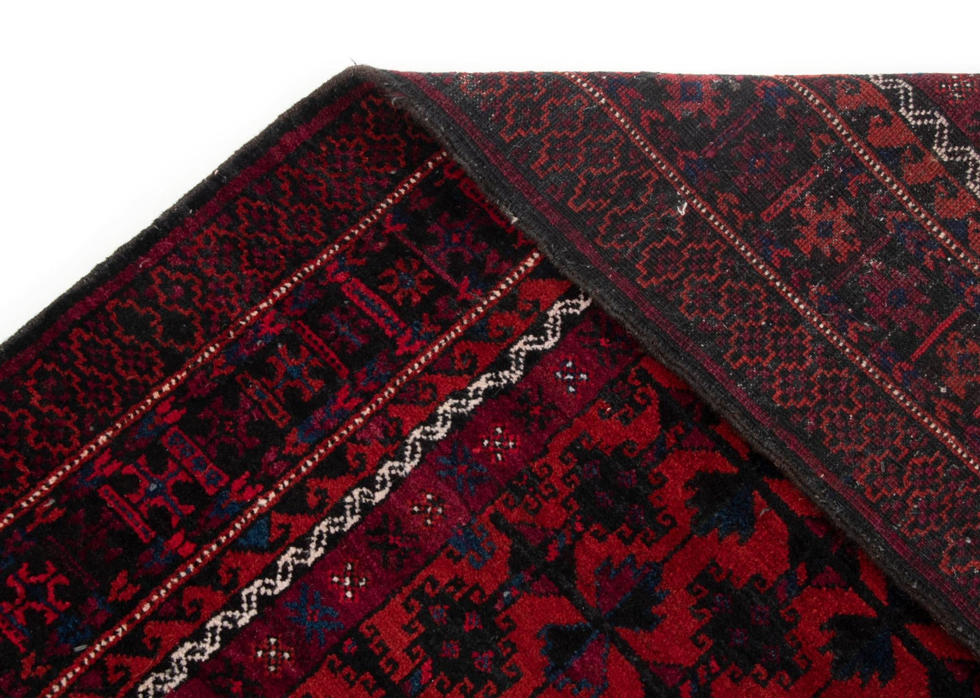 3' 11 x 6' 8 Balouch Wool Rug
