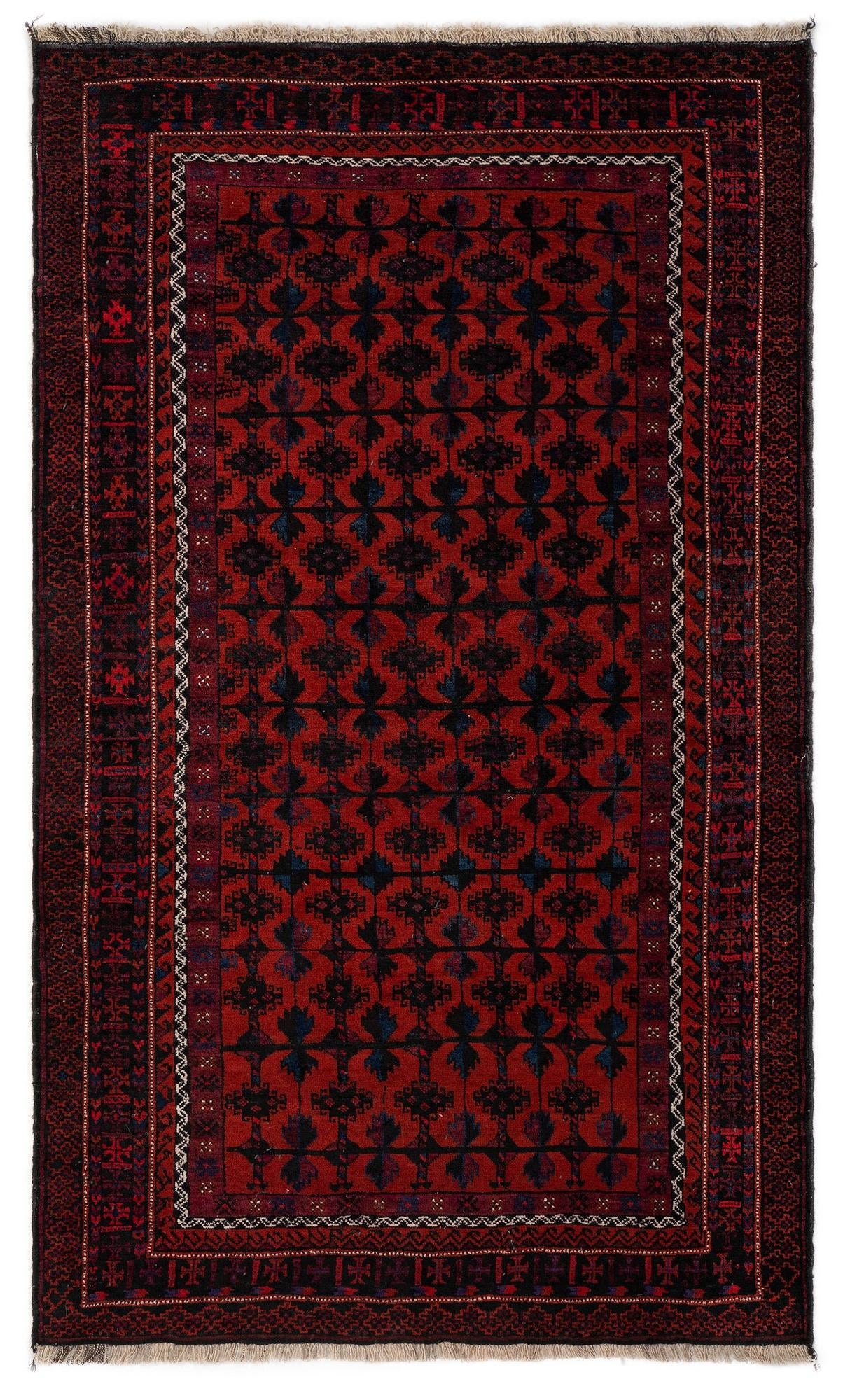3' 11 x 6' 8 Balouch Wool Rug
