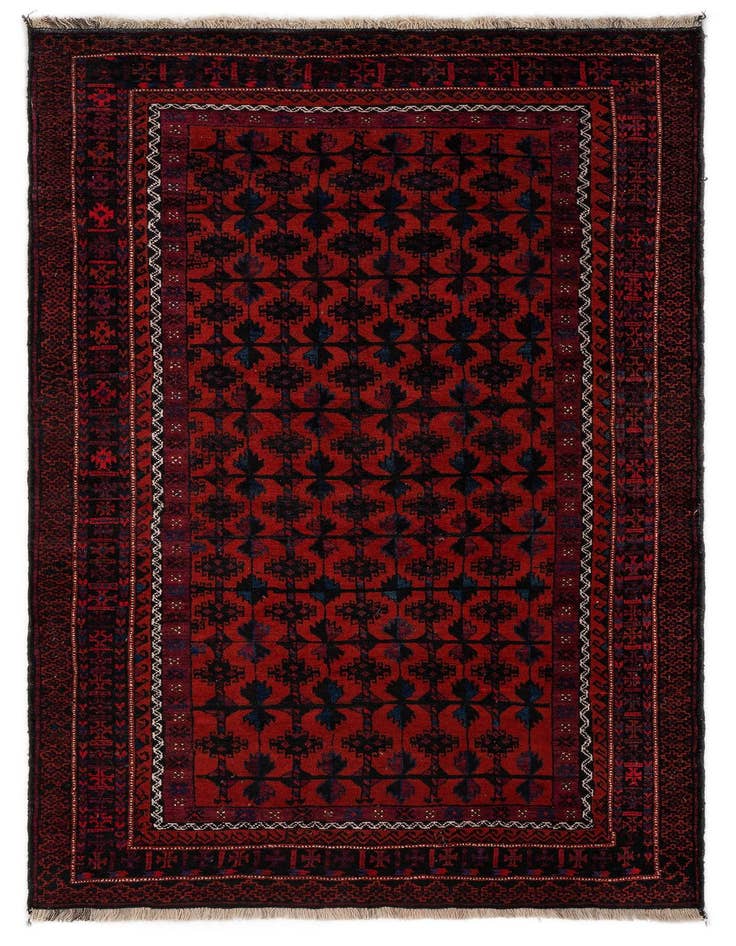 Detail image of 3' 11 x 6' 8 Balouch Wool Rug
