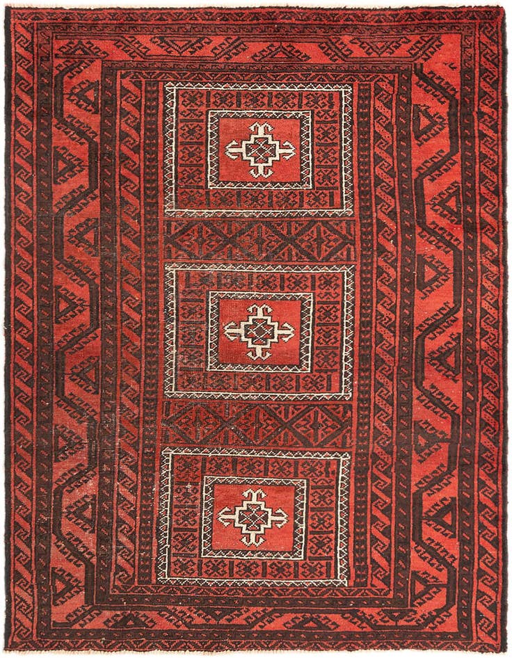 Detail image of 3' 4 x 6' 6 Balouch Rug