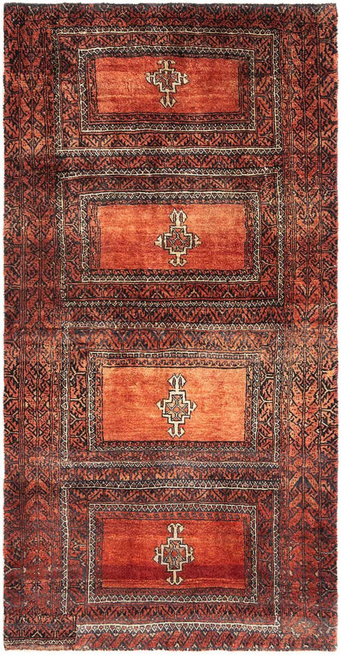Detail image of 2' 8 x 5' 3 Balouch Rug