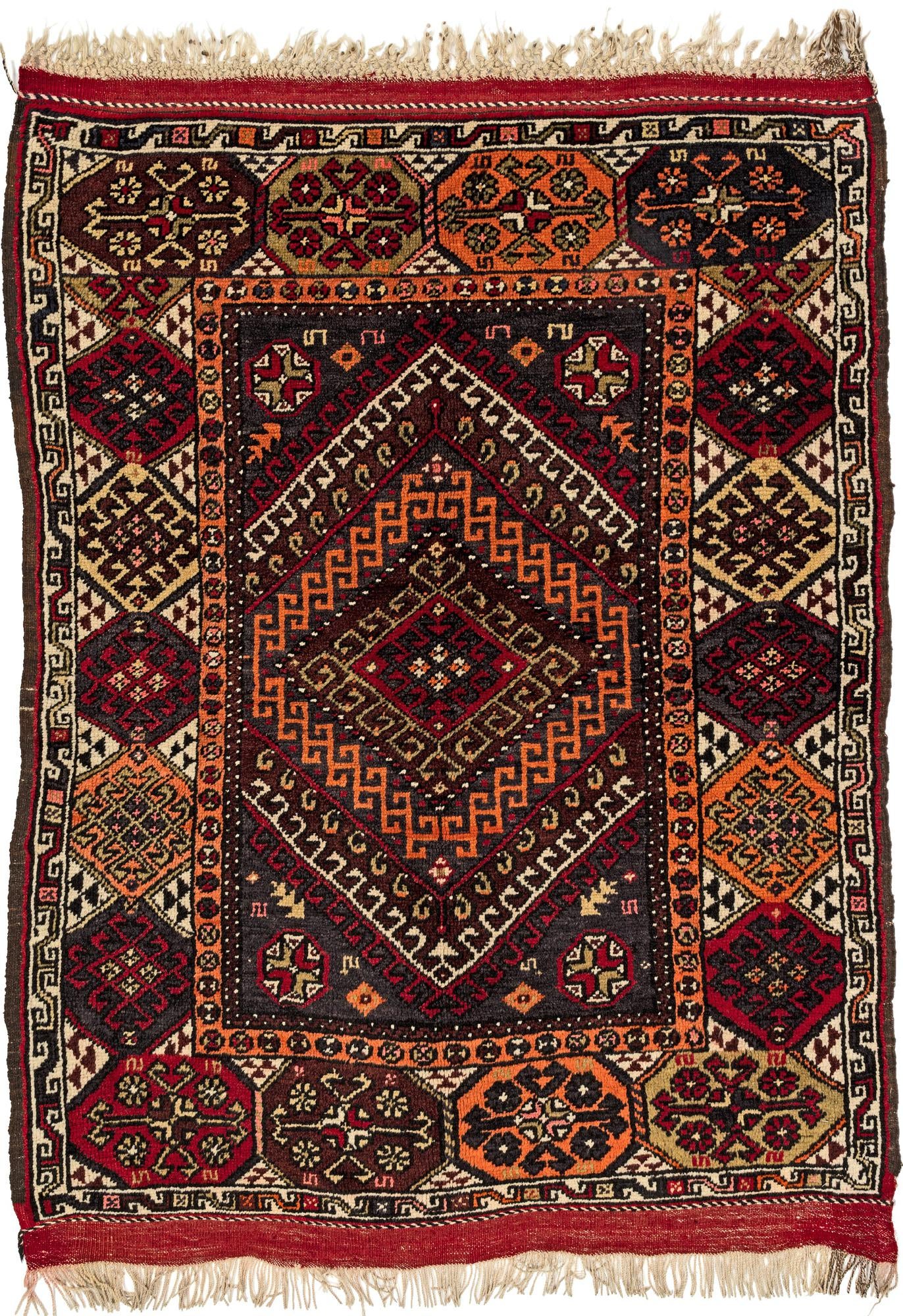 4' 3 x 5' 4 Hand Knotted Balouch Wool Rug