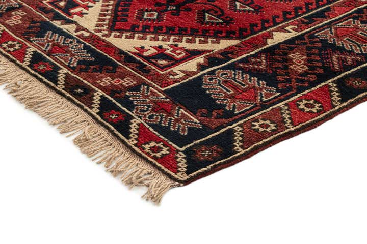 4' x 5' 9 Hand Knotted Balouch Oriental Wool Rug