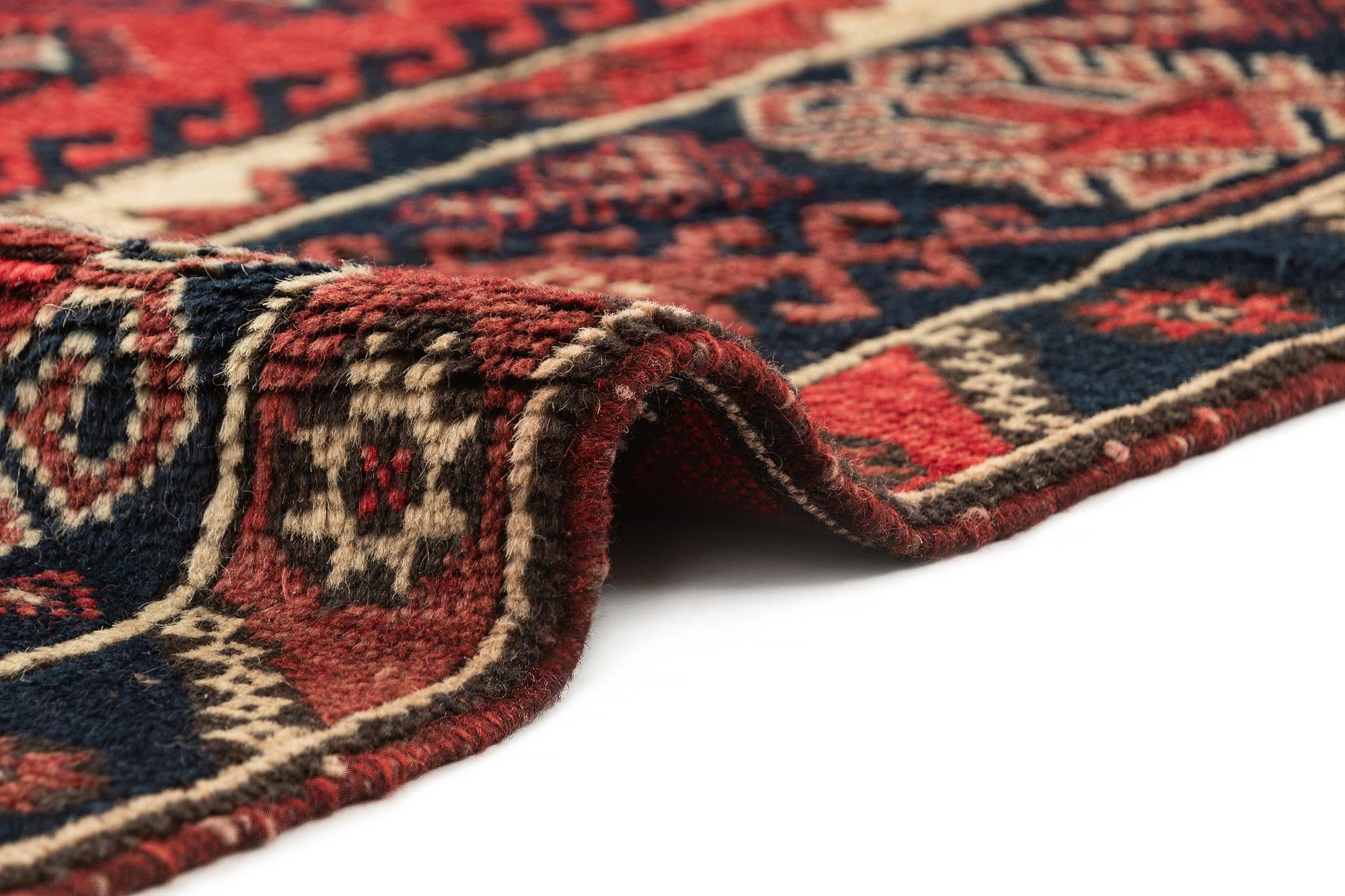 4' x 5' 9 Hand Knotted Balouch Oriental Wool Rug
