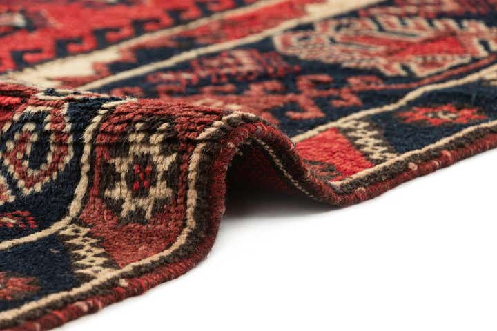 4' x 5' 9 Hand Knotted Balouch Oriental Wool Rug