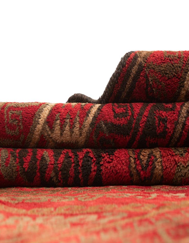 Detail image of 4' 7 x 8' 9  Hand Knotted Balouch Oriental Wool Rug