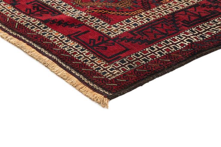 Detail image of 4' 10 x 8' 5 Hand Knotted Balouch Wool Rug