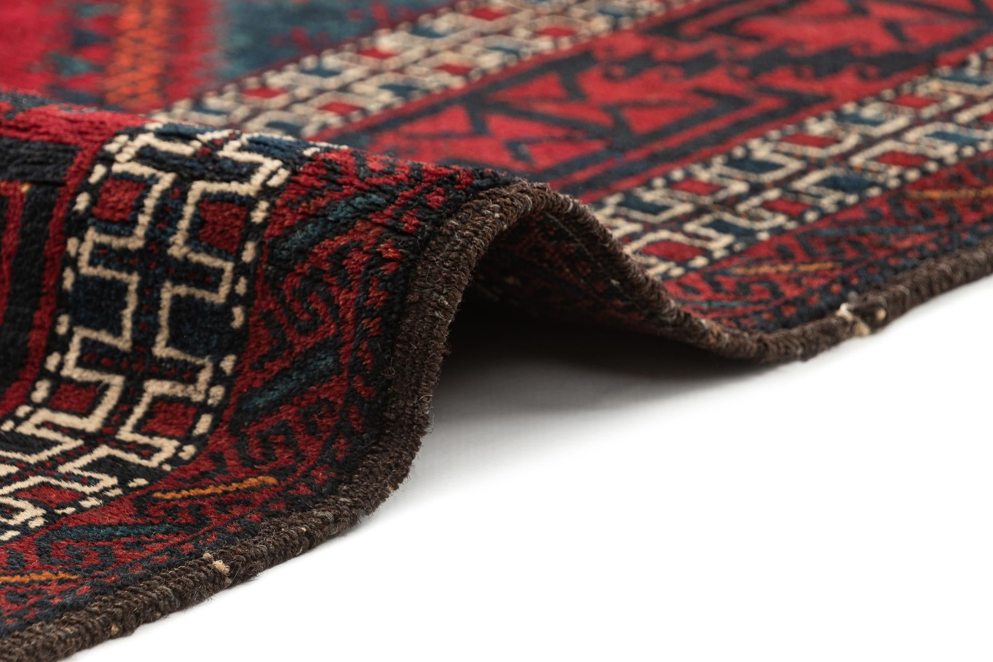 4' 10 x 8' 5 Hand Knotted Balouch Wool Rug