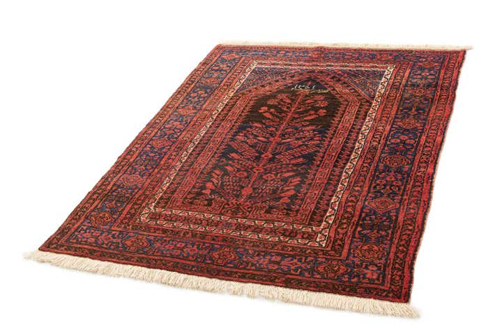 4' 4 x 5' 8 Hand Knotted Balouch Wool Rug