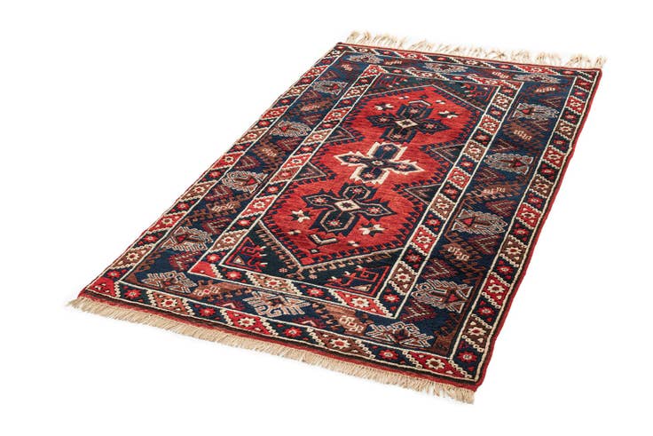 Detail image of 4' 3 x 6' 10 Hand Knotted Balouch Wool Rug