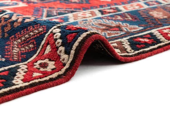 4' 3 x 6' 10 Hand Knotted Balouch Wool Rug