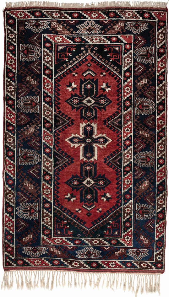 Detail image of 4' 3 x 6' 10 Hand Knotted Balouch Wool Rug
