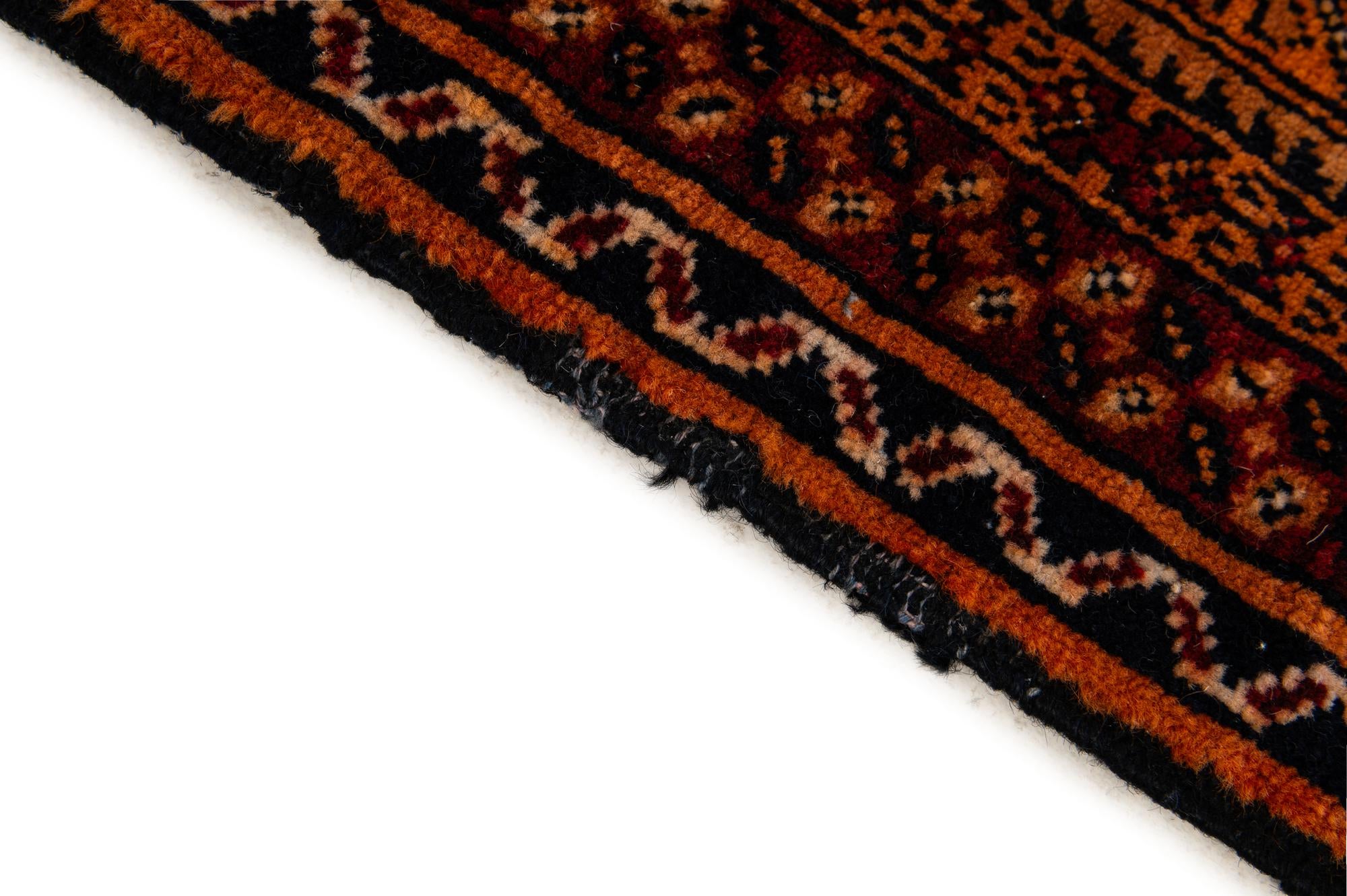 4' 4 x 6' 4 Hand Knotted Balouch Persian Wool Rug
