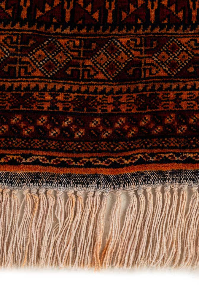 4' 4 x 6' 4 Hand Knotted Balouch Persian Wool Rug