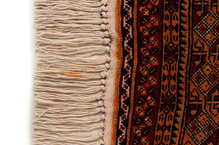 4' 4 x 6' 4 Hand Knotted Balouch Persian Wool Rug