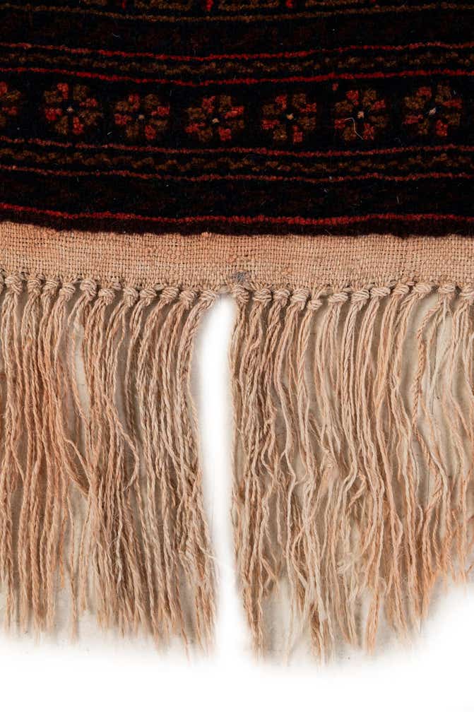 4' 3 x 6' 8 Hand Knotted Balouch Persian Wool Rug