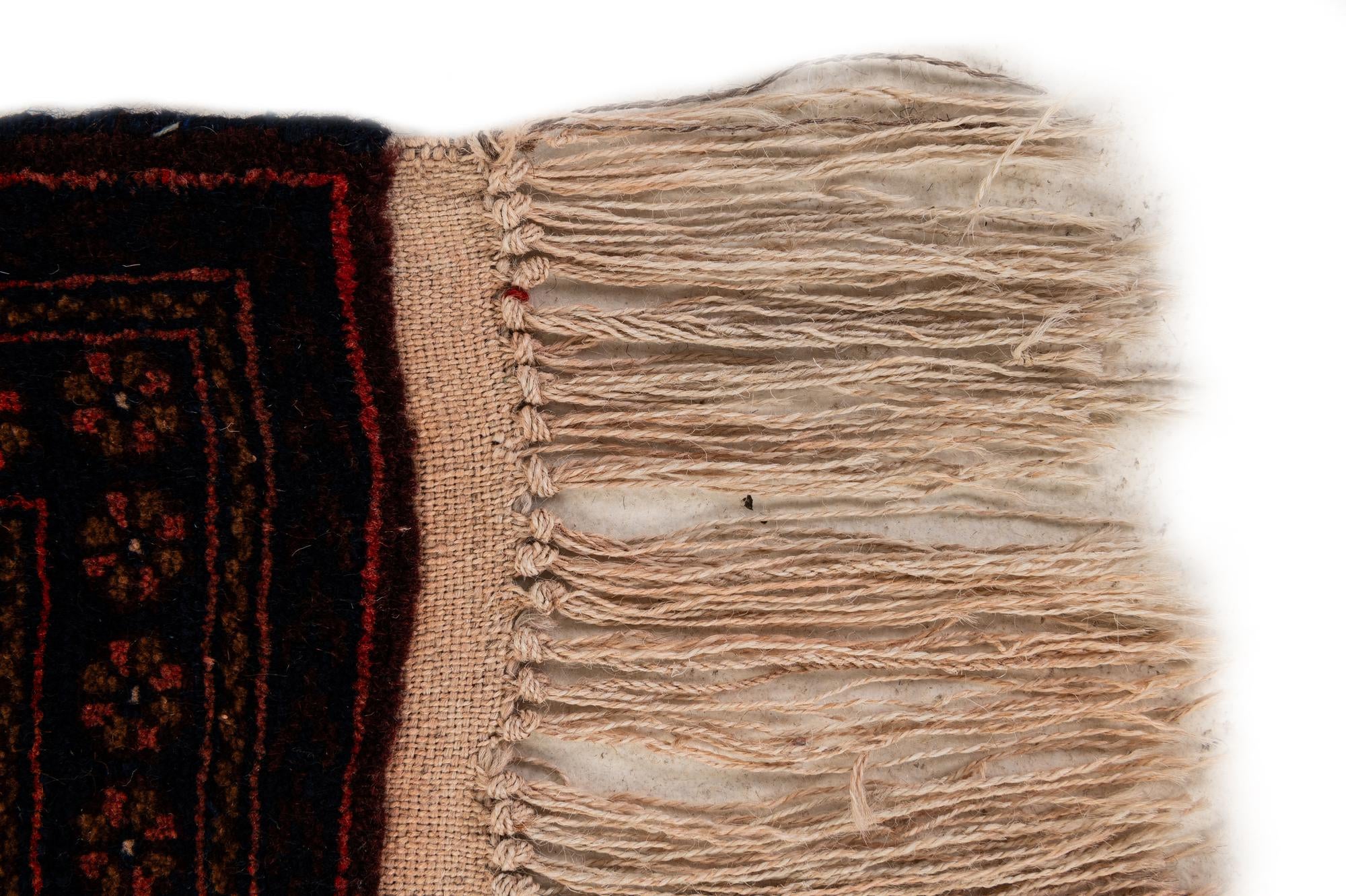 4' 3 x 6' 8 Hand Knotted Balouch Persian Wool Rug