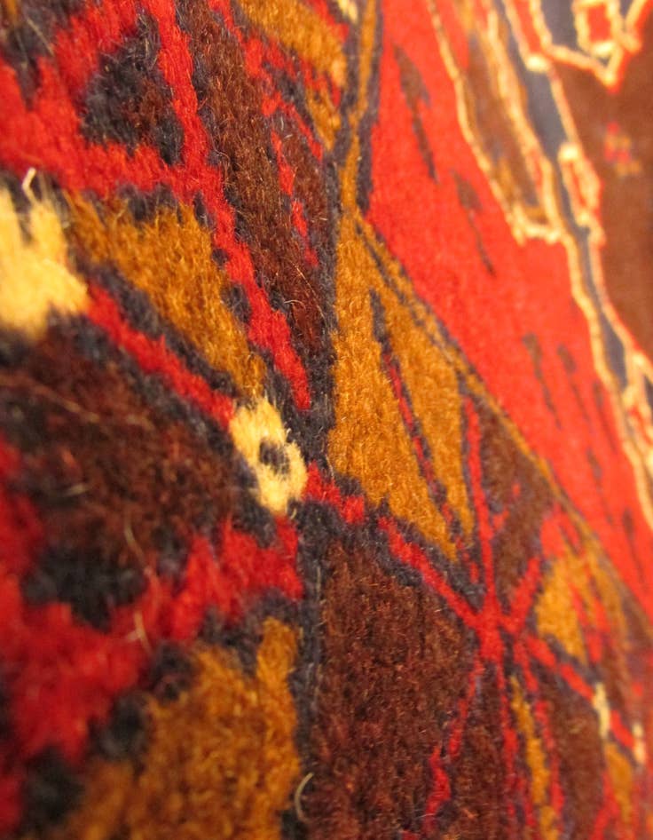 Detail image of 3' 7 x 6' Hand Knotted Balouch Persian Wool Rug