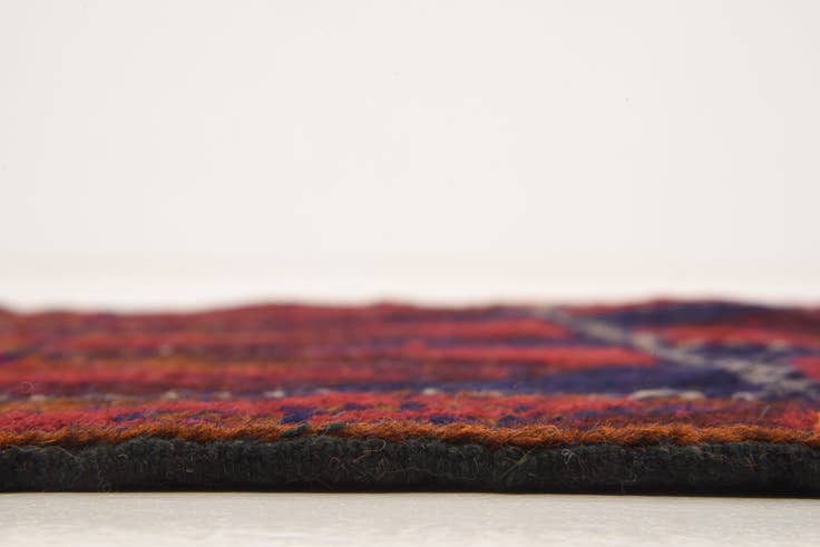 Detail image of 2' 8 x 4' 7 Hand Knotted Balouch Persian Wool Rug