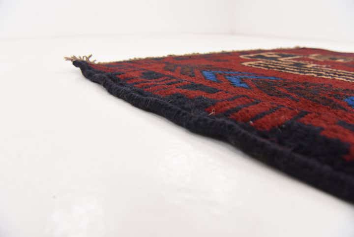 3' x 4' 6 Hand Knotted Balouch Persian Wool Rug