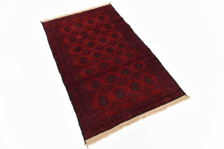 Detail image of 2' 10 x 4' 9 Hand Knotted Balouch Persian Wool Rug