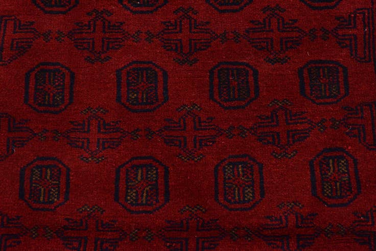 Detail image of 2' 10 x 4' 9 Hand Knotted Balouch Persian Wool Rug