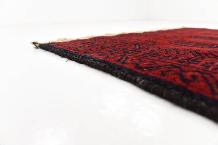 Detail image of 2' 10 x 4' 9 Hand Knotted Balouch Persian Wool Rug