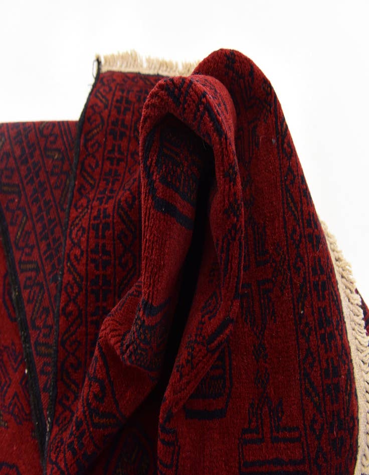 Detail image of 2' 10 x 4' 9 Hand Knotted Balouch Persian Wool Rug