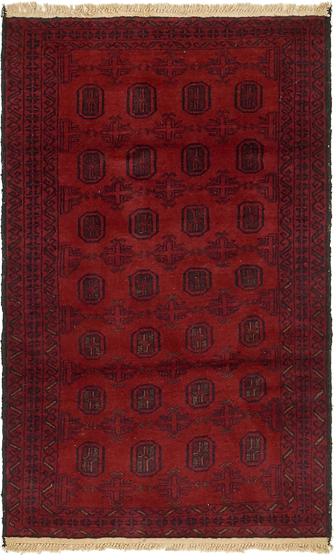 2' 10 x 4' 9 Hand Knotted Balouch Persian Wool Rug