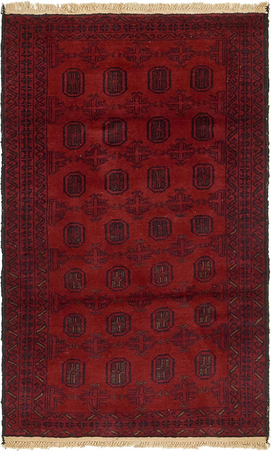 2' 10 x 4' 9 Hand Knotted Balouch Persian Wool Rug