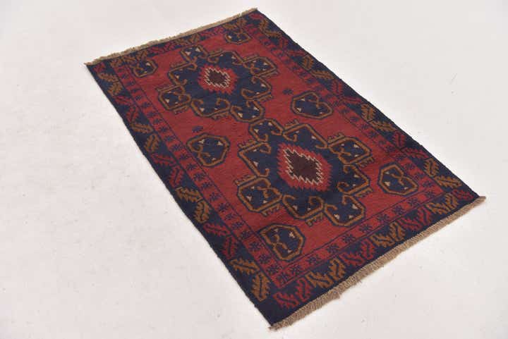 2' 10 x 4' 6 Hand Knotted Balouch Persian Wool Rug
