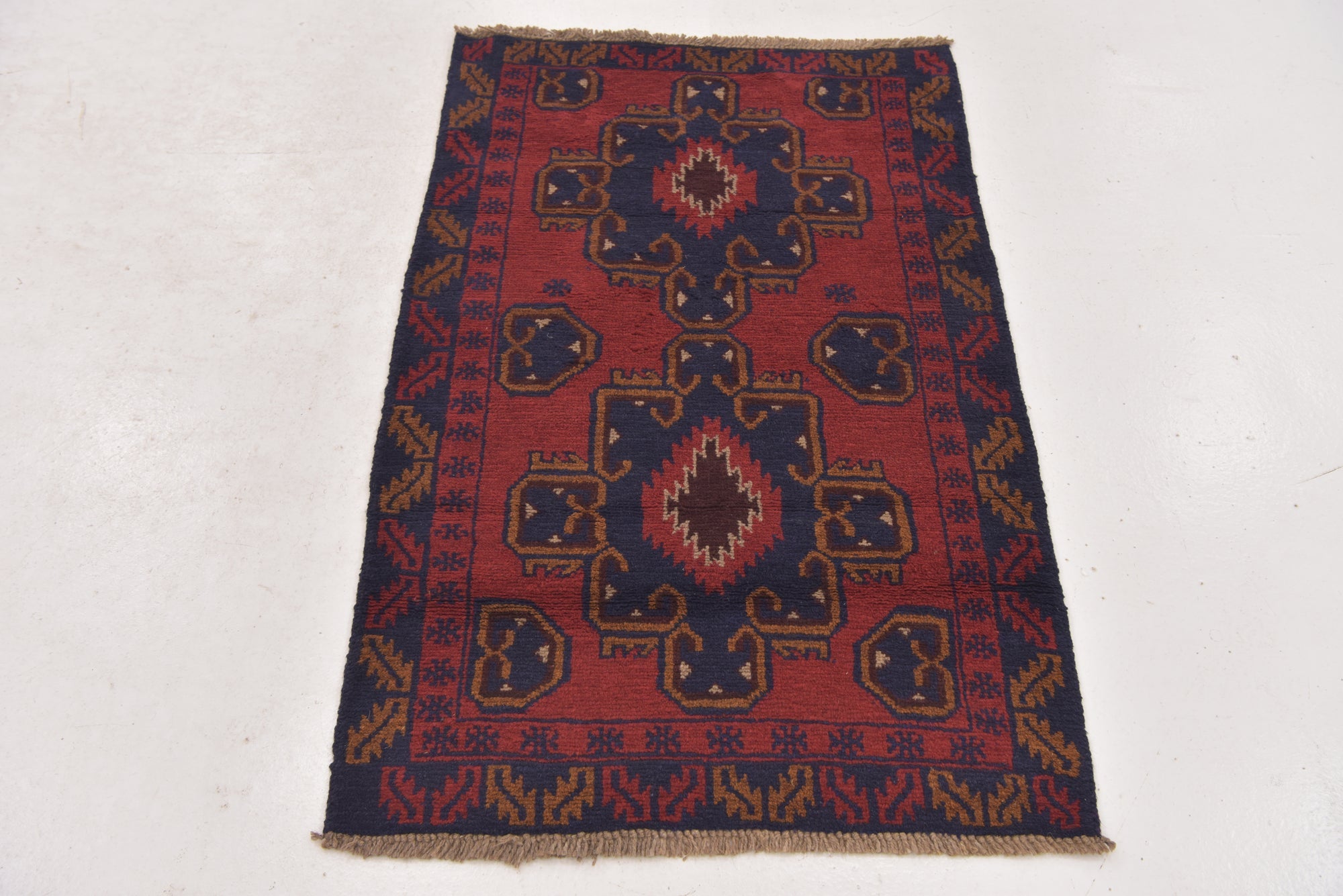 2' 10 x 4' 6 Hand Knotted Balouch Persian Wool Rug