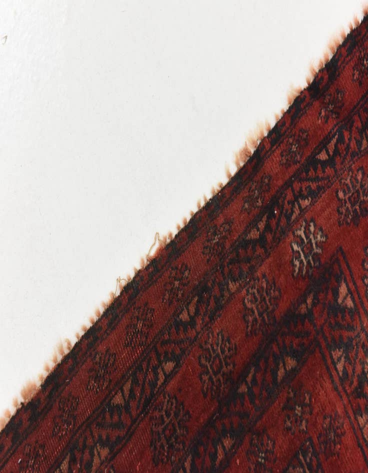 Detail image of 4' x 7' Hand Knotted Balouch Persian Wool Rug