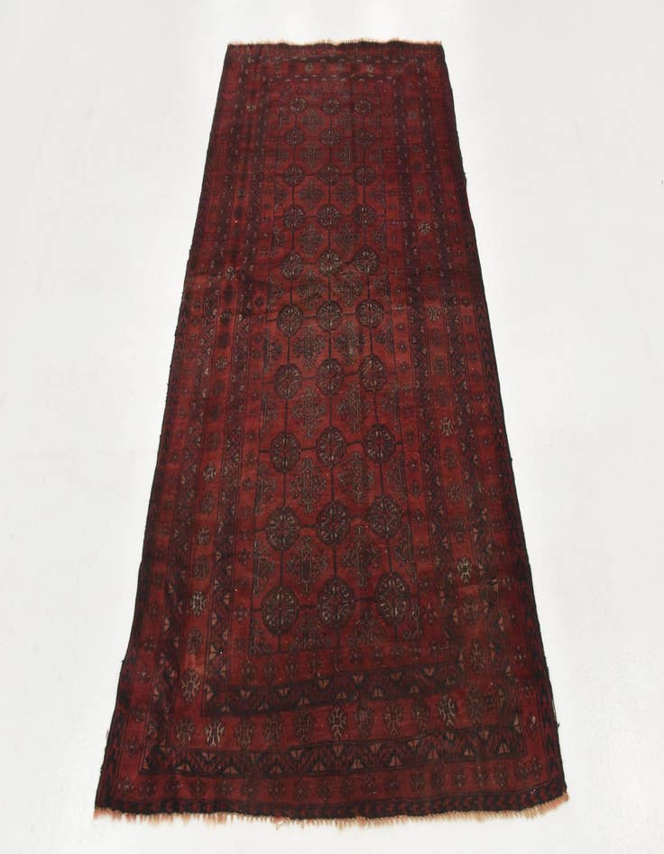 Detail image of 4' x 7' Hand Knotted Balouch Persian Wool Rug