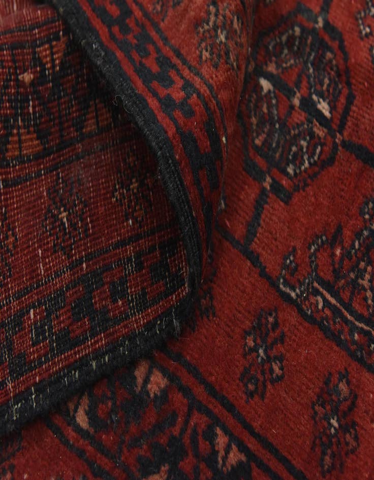 Detail image of 4' x 7' Hand Knotted Balouch Persian Wool Rug