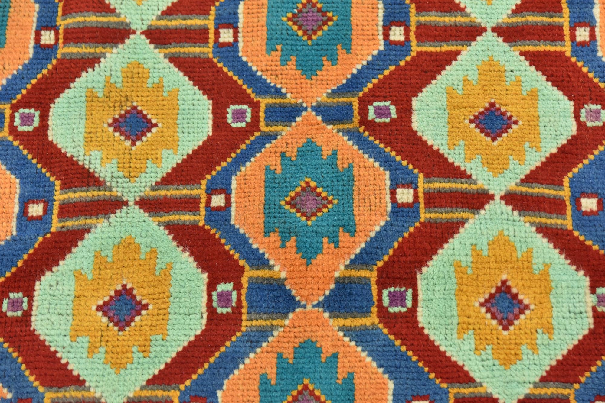 3' 4 x 4' 10 Hand Knotted Balouch Rug