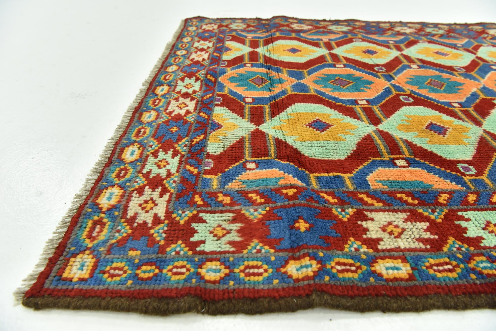 3' 4 x 4' 10 Hand Knotted Balouch Rug