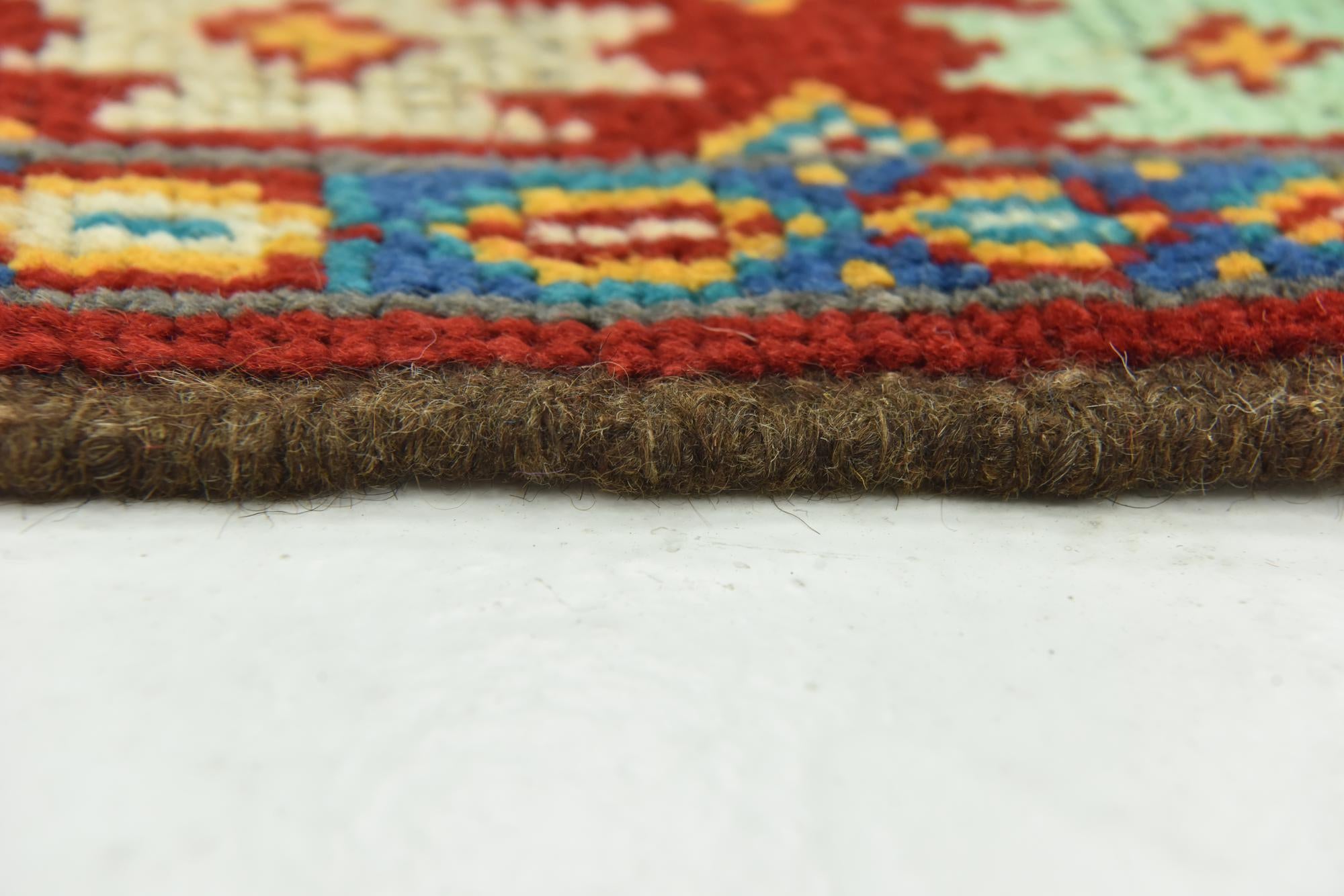 3' 4 x 4' 10 Hand Knotted Balouch Rug
